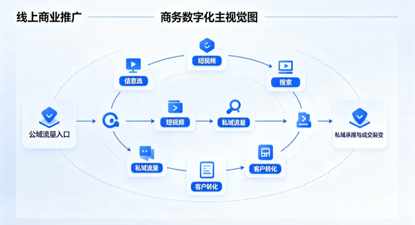 洪江市线上商业推广怎么做？全域流量闭环搭建与低成本转化实战指南